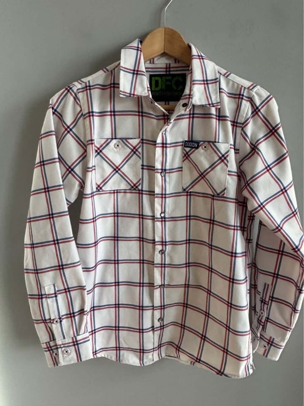 Dixxon Youth Cross Check Flannel Shirt (Size Youth Large)